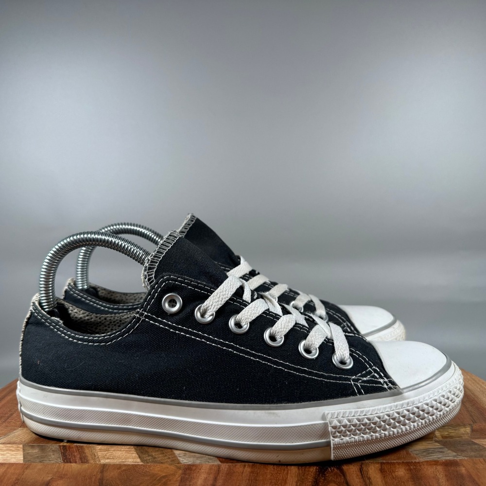 Converse Chuck Taylor All Star Low Top Black Animal Print Shoes 546914F Womens 8